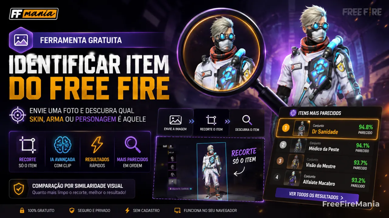 Identificar item do Free Fire por imagem