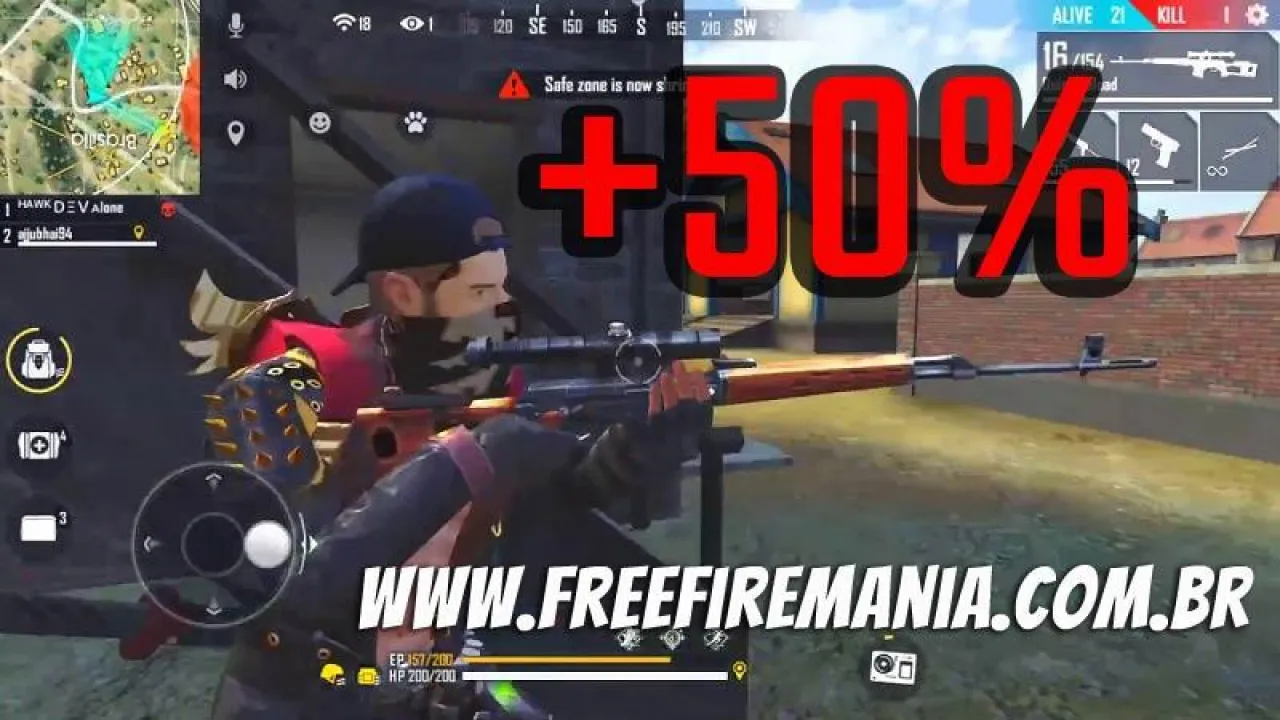 Incríveis! Super melhorias e Buffs nas armas SKS, SVD e M14 do Free Fire