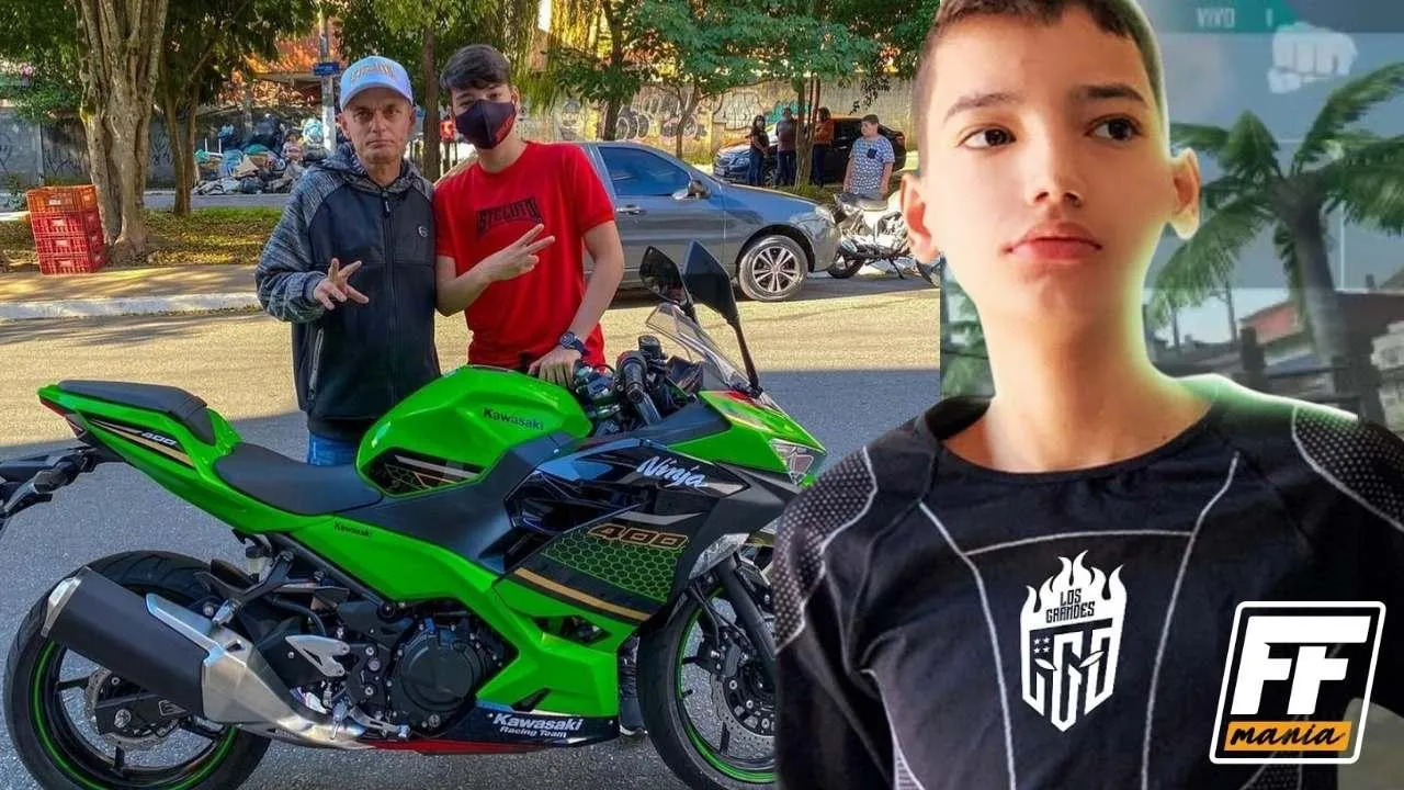 Influenciador de Free Fire Steluto retribui videogame e surpreende pai