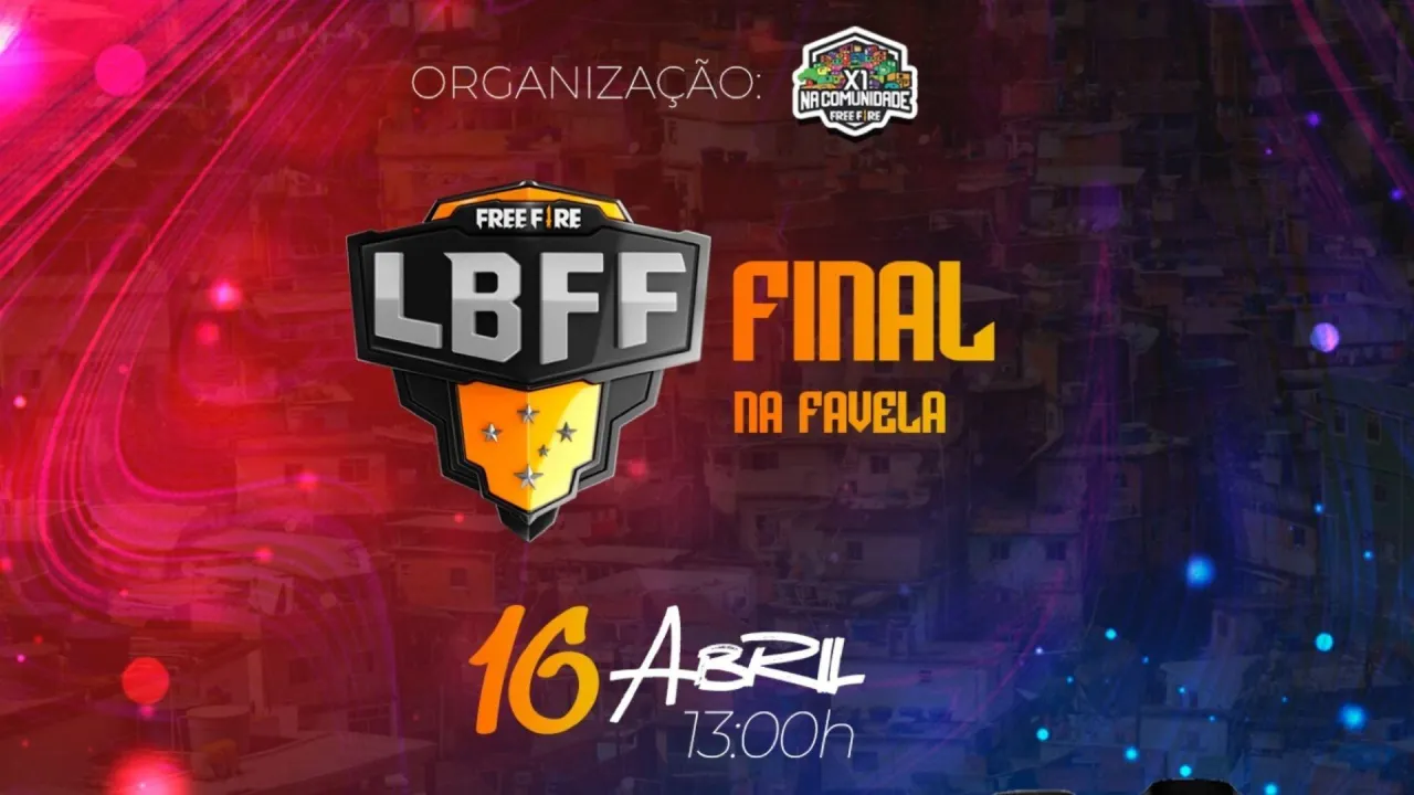Influenciador do Free Fire exibe final da LBFF em telão numa favela de São Paulo