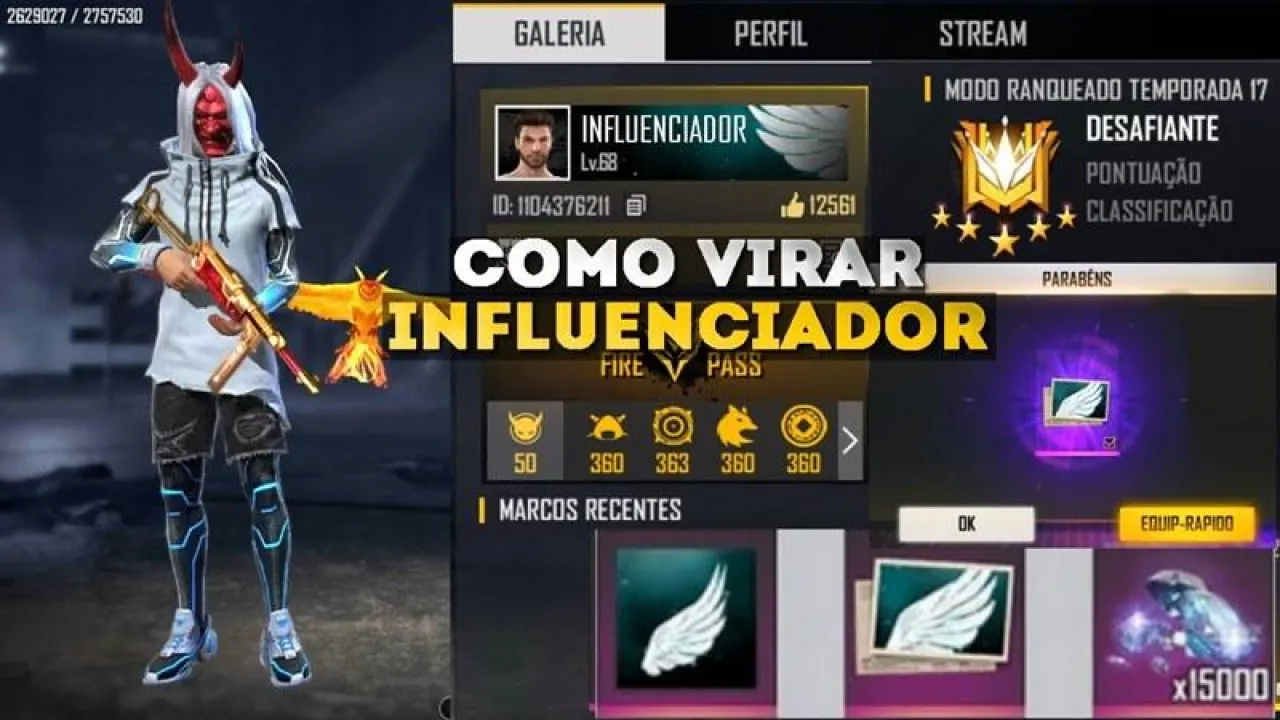 Influenciador no Free Fire? Veja como ser um parceiro da Garena