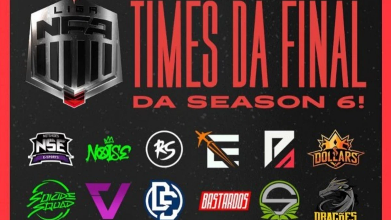 Liga NFA 6: Começa hoje a final presencial da NFA; Confira as principais estatísticas das equipes