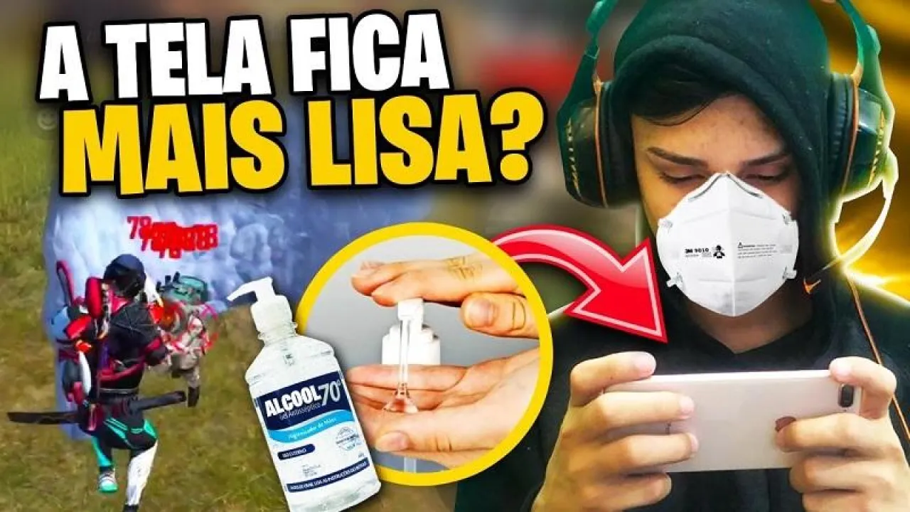 Limpeza do celular: passar álcool em gel 70% ajuda no Free Fire?