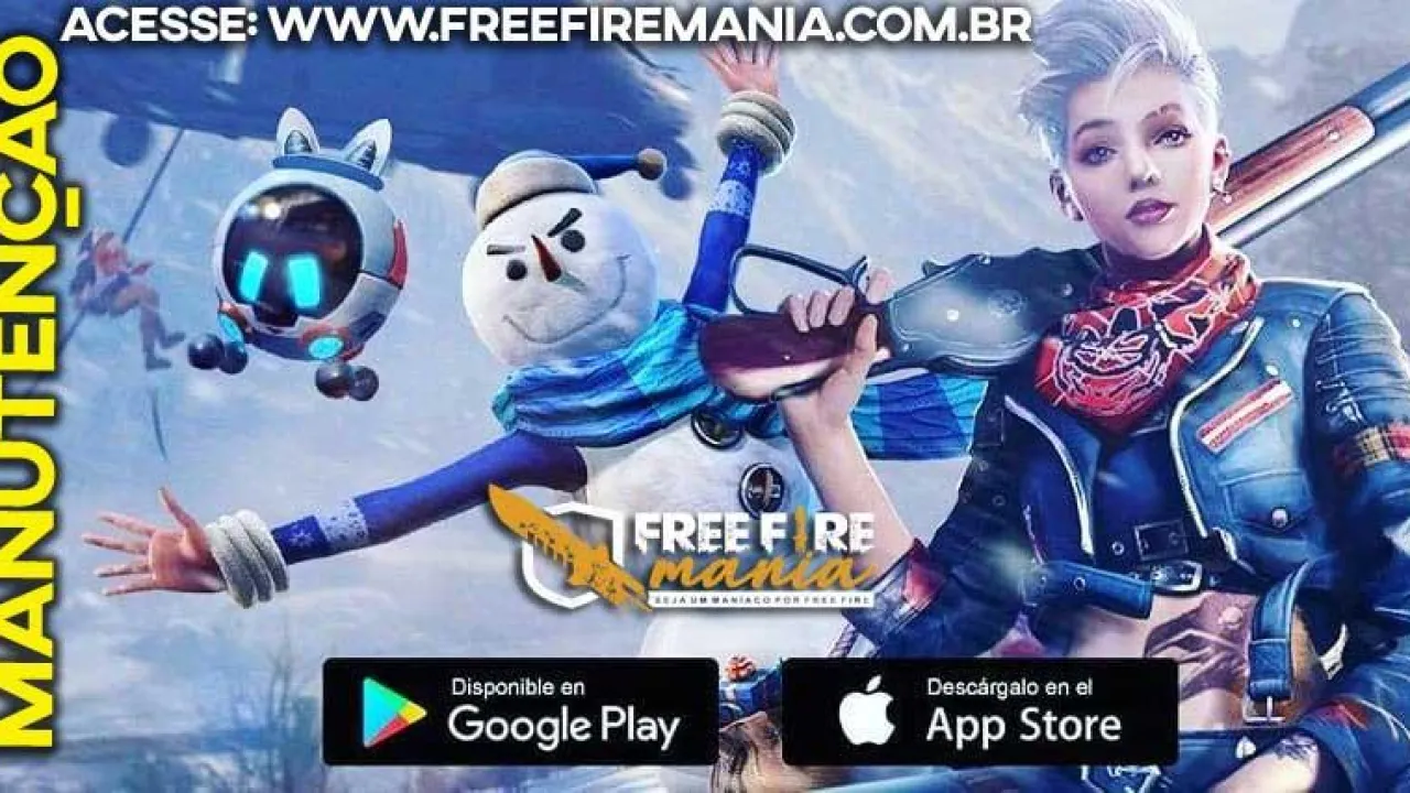Manutenção para a Atualização OB19 no Free Fire