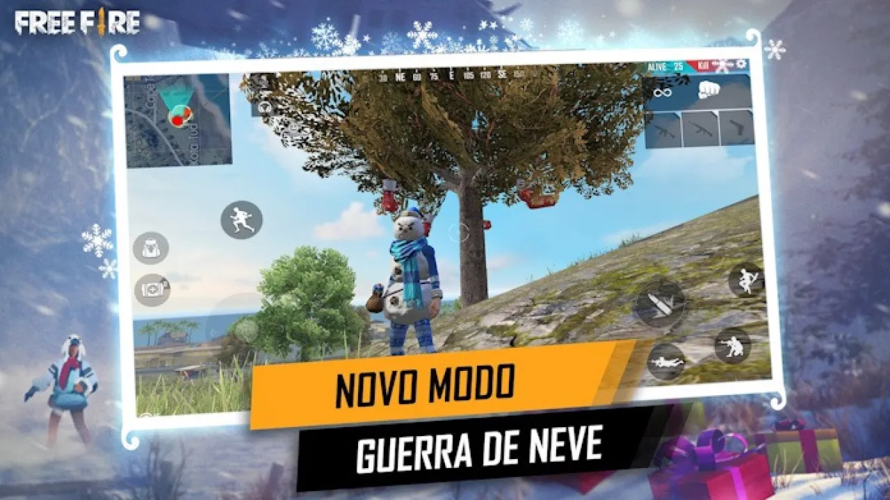 Novo Modo Guerra de Neve no Free Fire: Uma Experiência Congelante