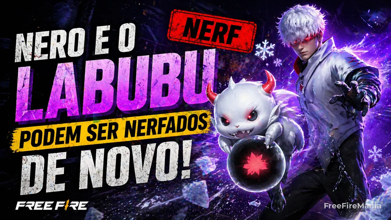Nero e o Labubu podem ser nerfados de novo no Free Fire