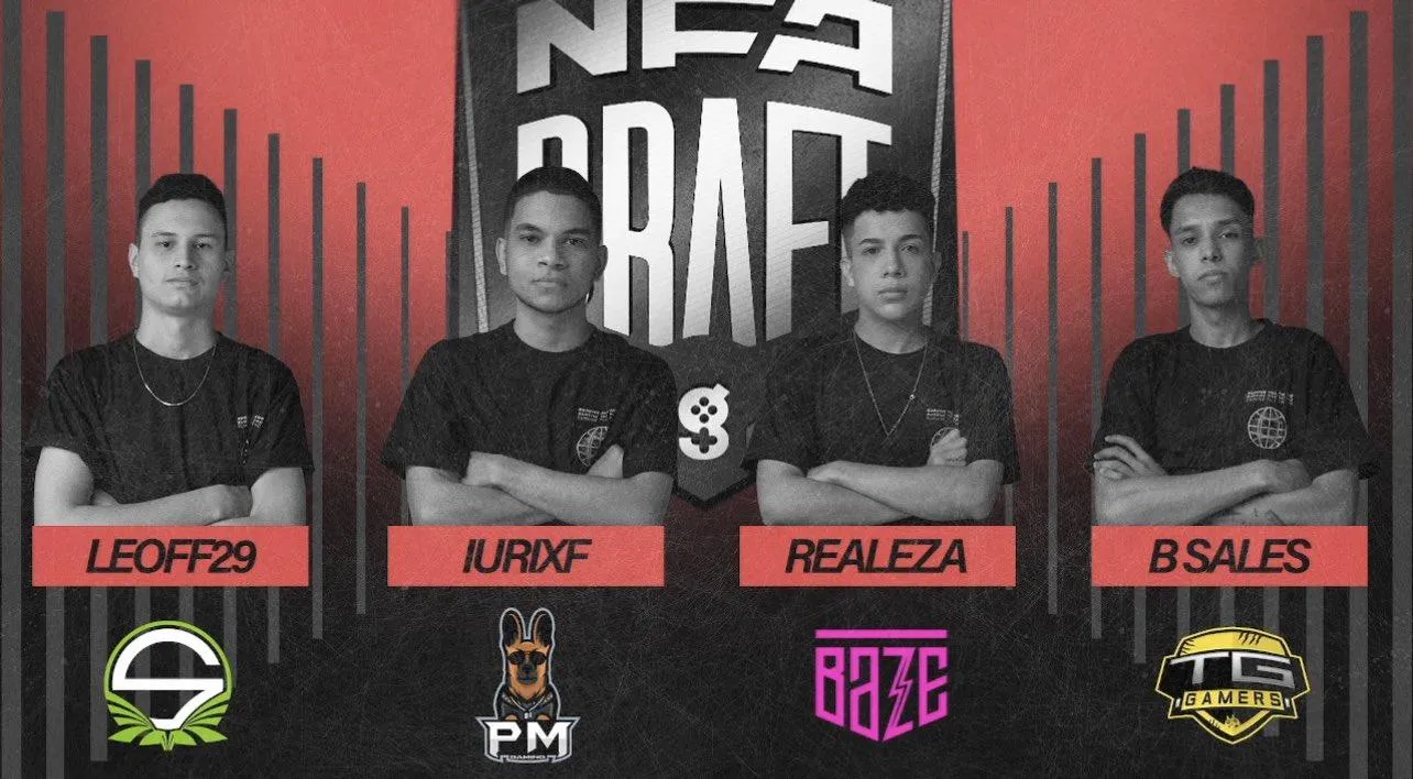 NFA DRAFT: 4 jogadores assinaram com organizações que vieram da NFA Division e irão jogar a Season 6