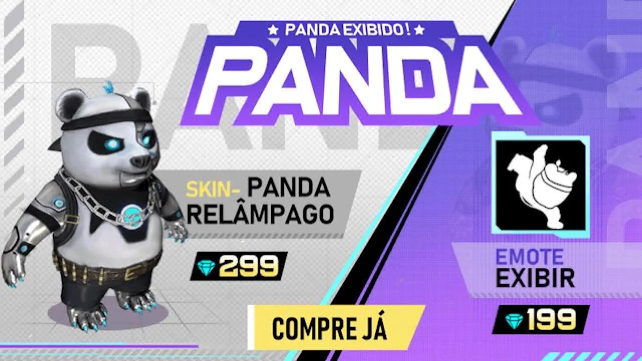 Novo Panda Relâmpago Chega ao Free Fire no Brasil
