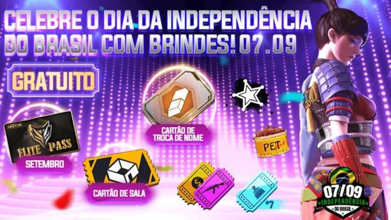 Obtenha Nome Grátis no Free Fire com Tokens de Feriado