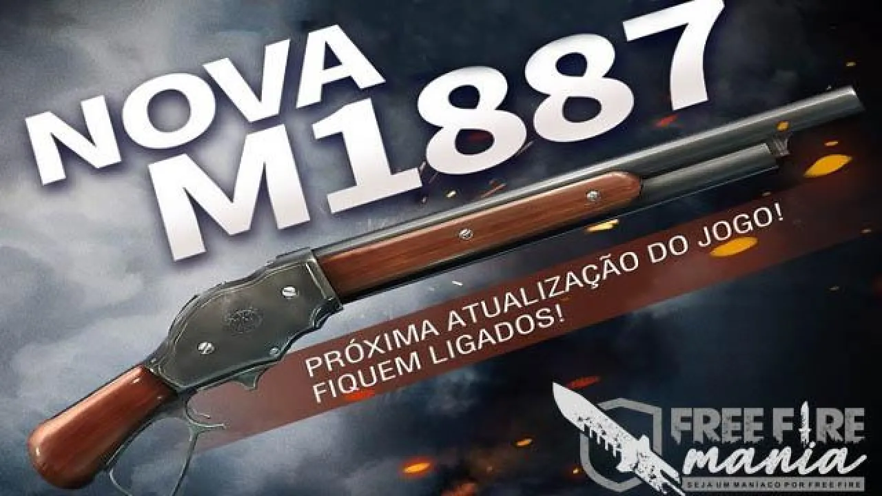 Nova Arma M1887 Chega ao Free Fire: Detalhes e Estratégias