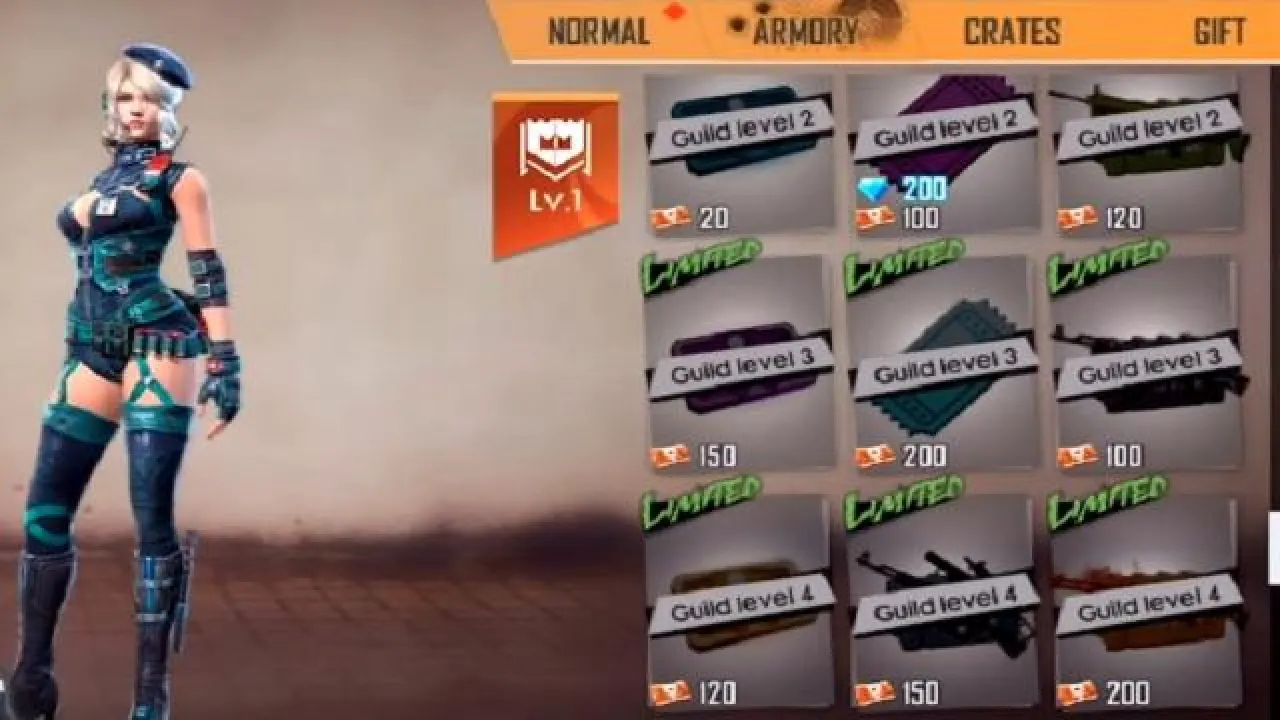 Atualização do Free Fire: Nova Guilda 3.0 e Tokens da Guilda