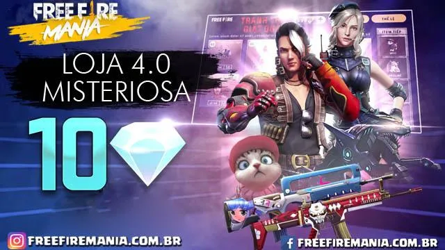 Loja Misteriosa 4.0 do Free Fire Chega com Novas Skins