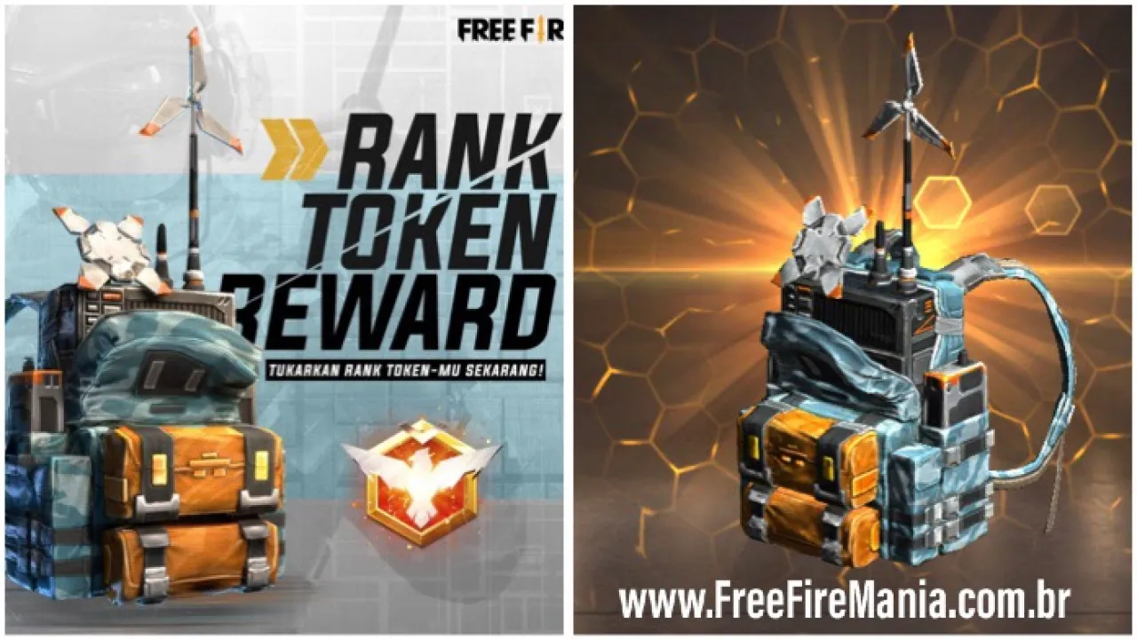 Nova Mochila Radio Portátil chega à Loja de Rank do Free Fire