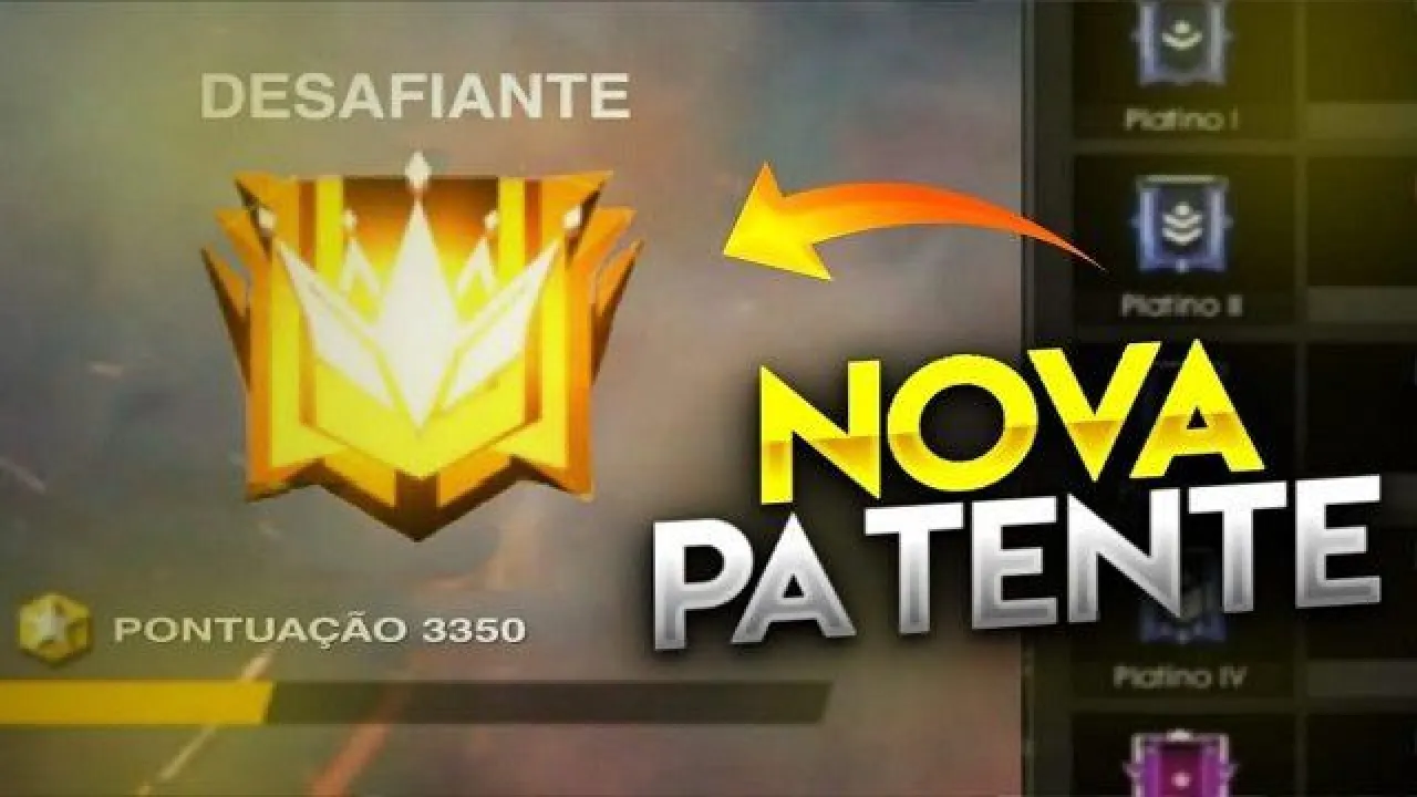 Nova Patente Desafiante em Free Fire: Entenda Como Funciona