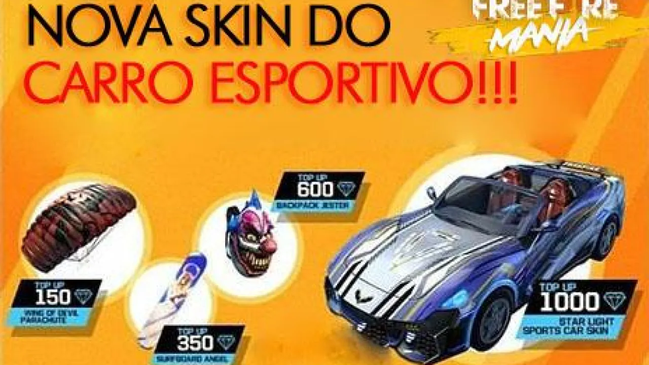 Nova Skin do Carro Esportivo no Free Fire: Detalhes e Contexto