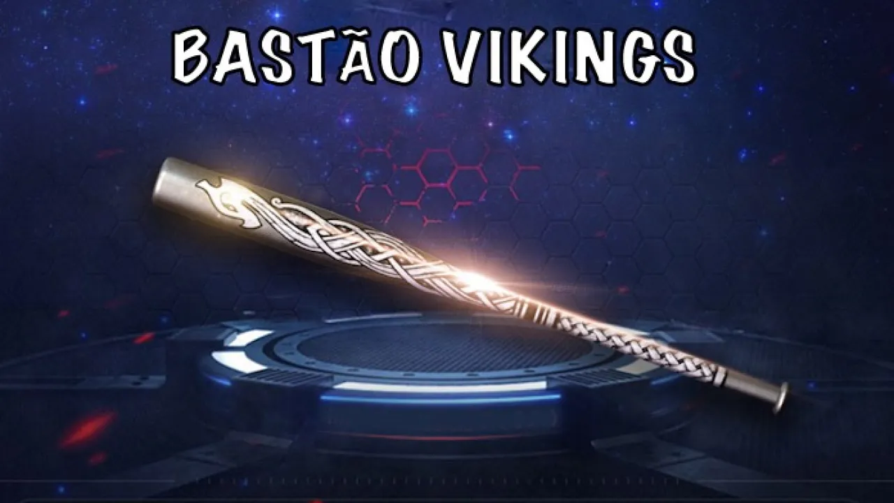 Nova Skin Vikings do Bastão em Free Fire