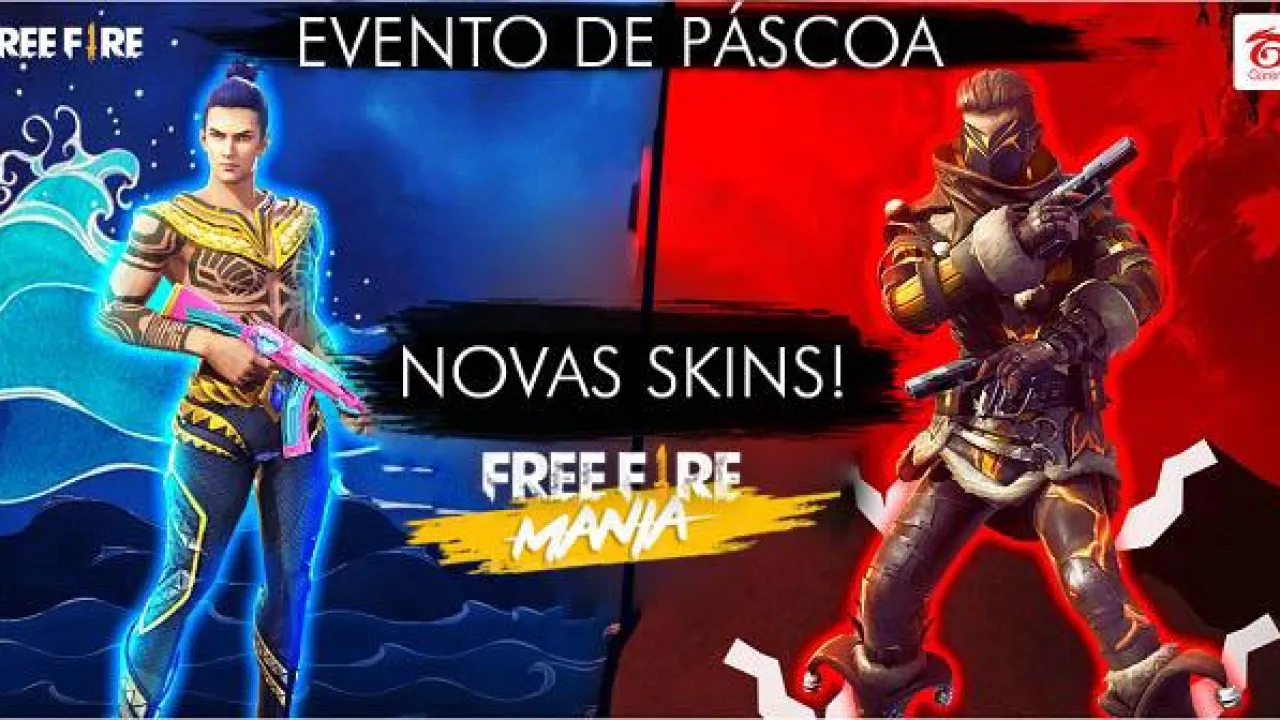 Novas Skins no Free Fire: Vote entre Rei da Montanha e Gnomo Raivoso