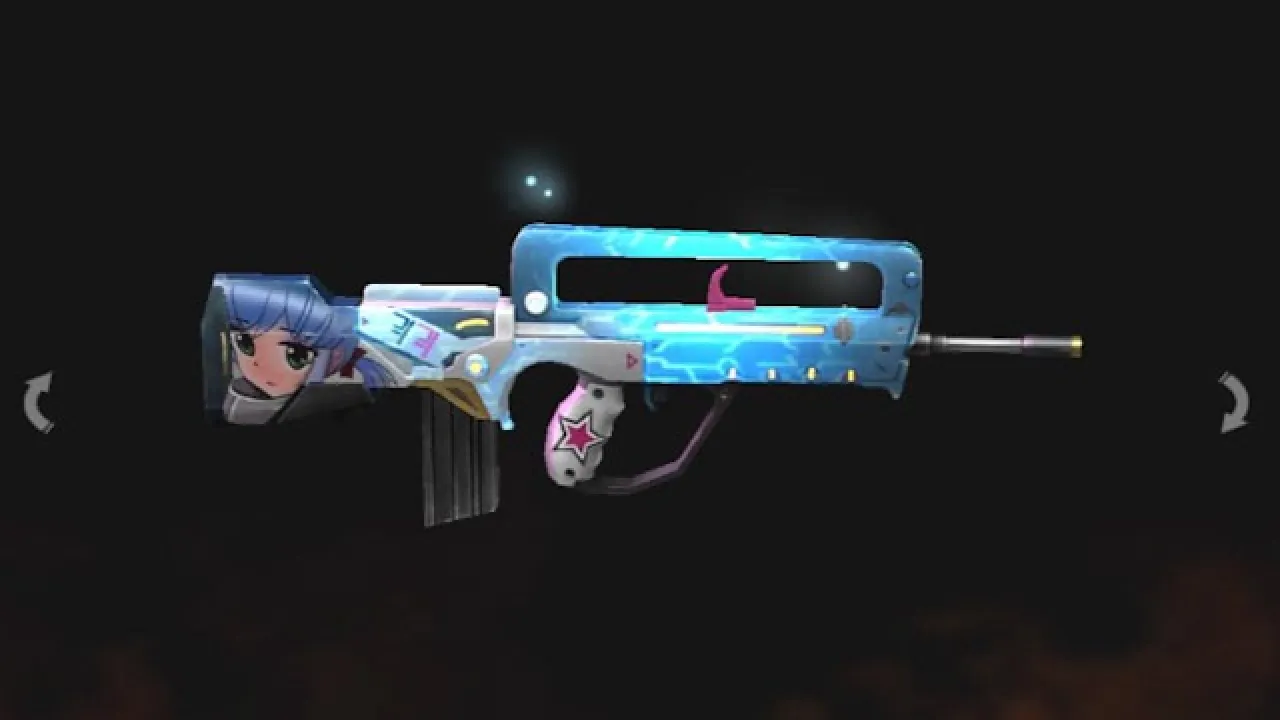 Novas Skins da Famas e SKS no Arma Royale do Free Fire