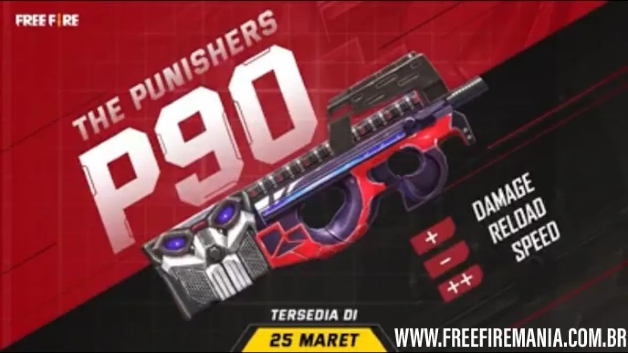 Novo Arma Royale: P90 Vingadores no Free Fire