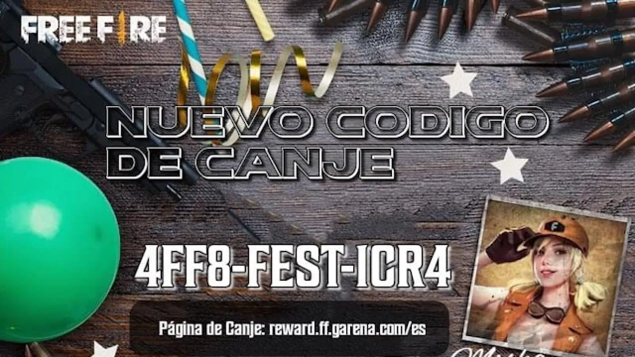 Novo Código de Recompensa Latino – Brasil de Fora no Free Fire