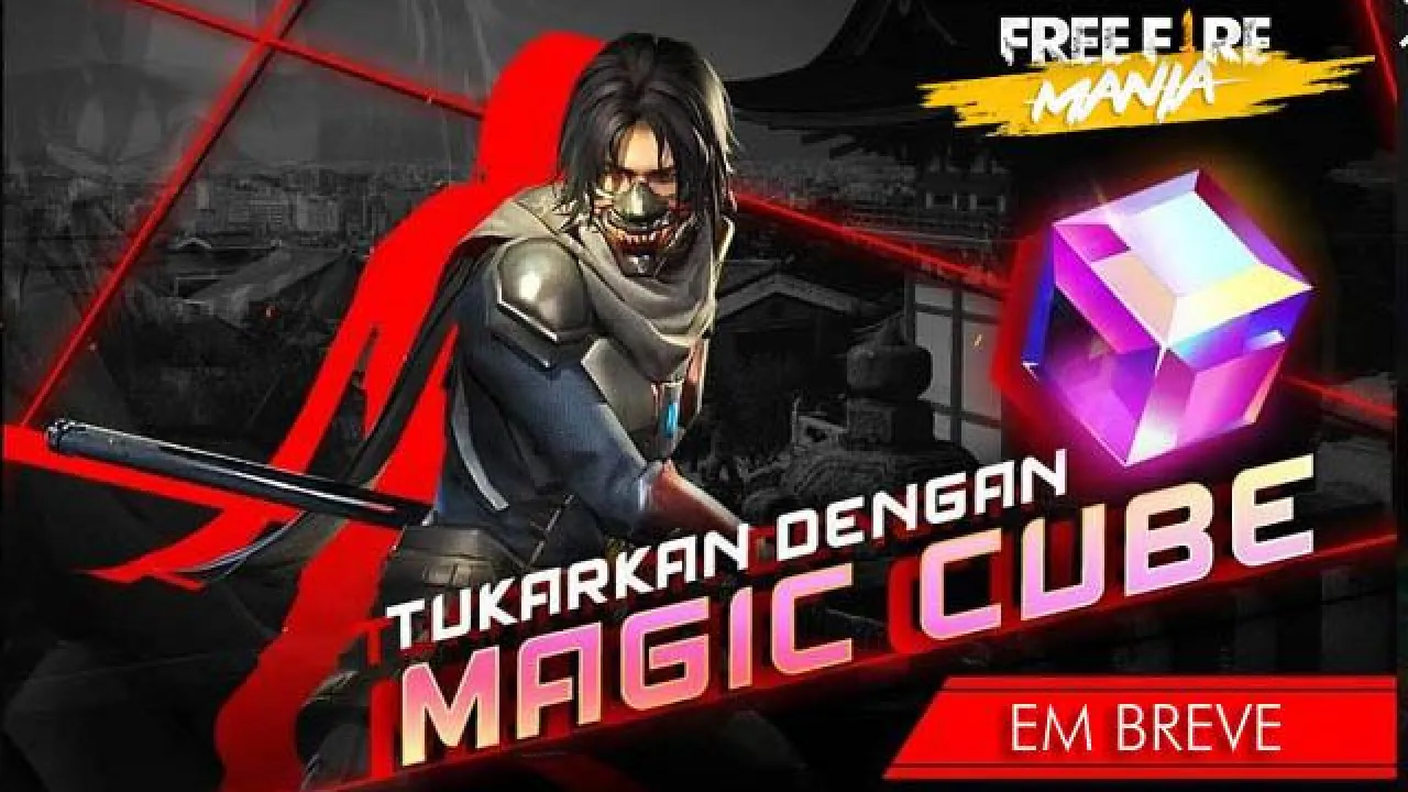 Novo Cubo Mágico: Skin do Samurai Masculino no Free Fire