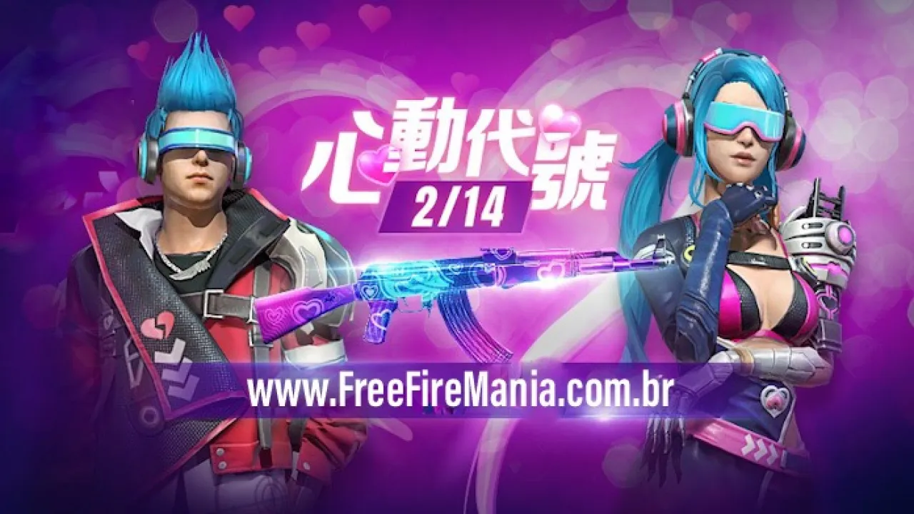Novo Diamante Royale Duplo dos Namorados no Free Fire