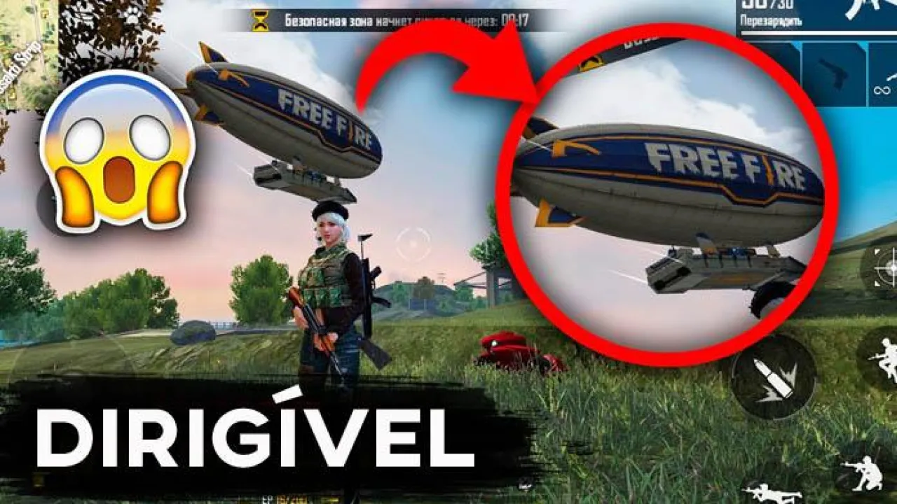 Novo Dirigível: Receba itens dos céus o tempo inteiro no Free Fire