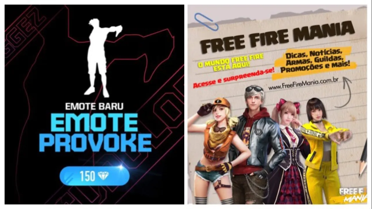 Novo Emote de Provocar Chega à Loja do Free Fire
