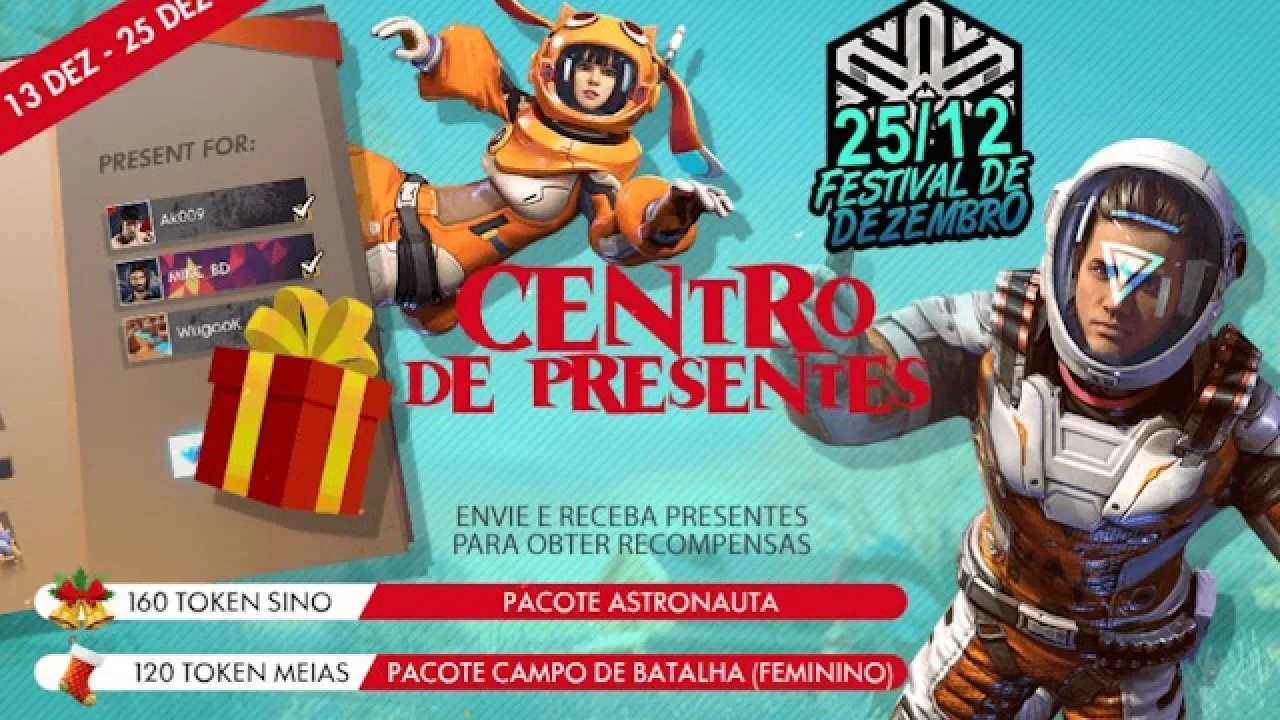 Novo Evento Centro de Presentes - Como Funciona no Free Fire?