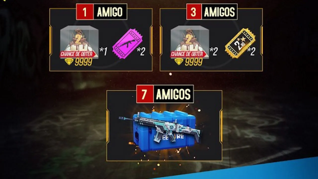 Evento Chame de Volta seu Amigo no Free Fire: Aniversário e Prêmios Incríveis