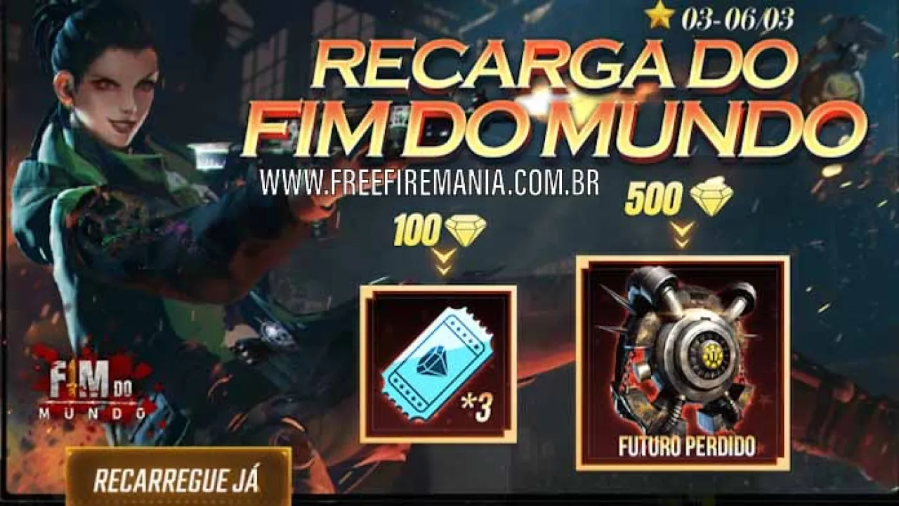 Novo Evento de Recarga do Fim do Mundo