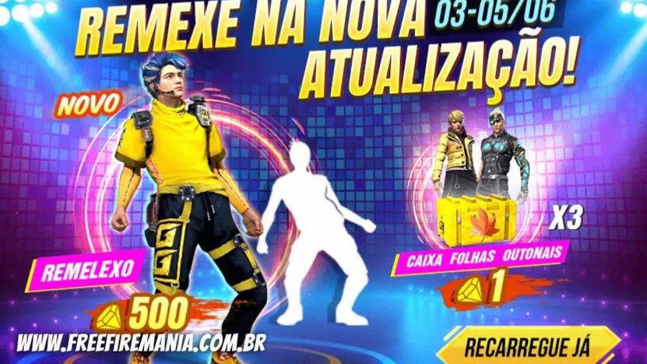 Novo evento de Recarga: Remexe na nova atualização
