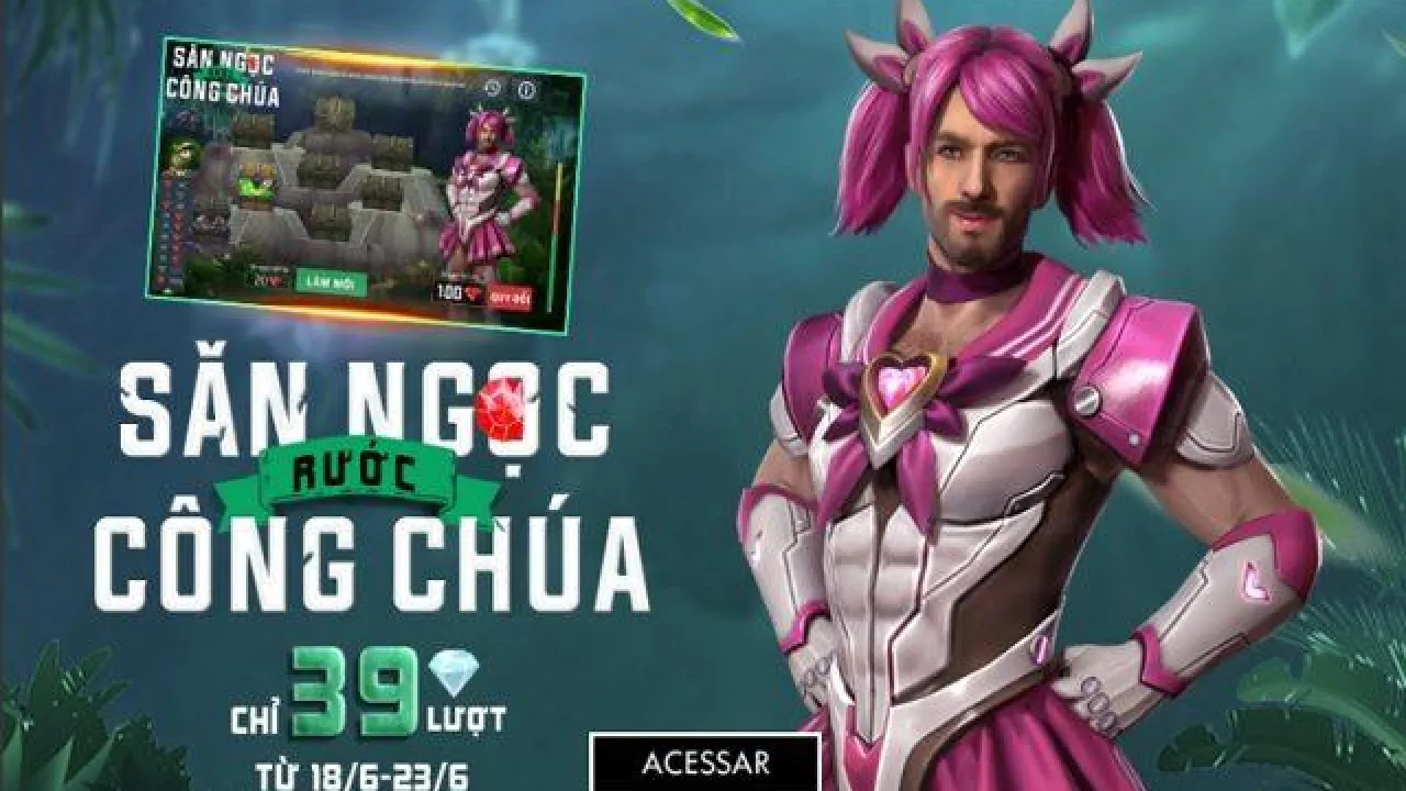 Novo Evento no Vietnã: Resgate a Linda Princesa no Free Fire