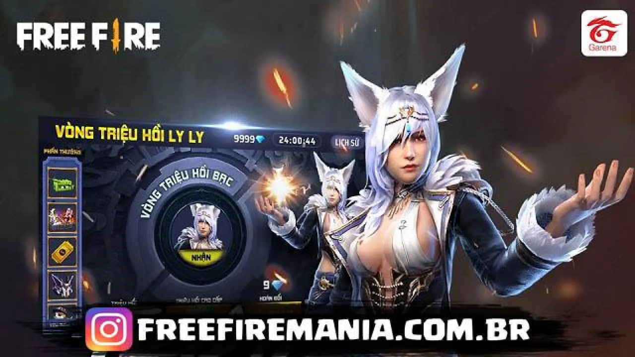Novo Evento Web com a skin Raposa Mágica no Free Fire