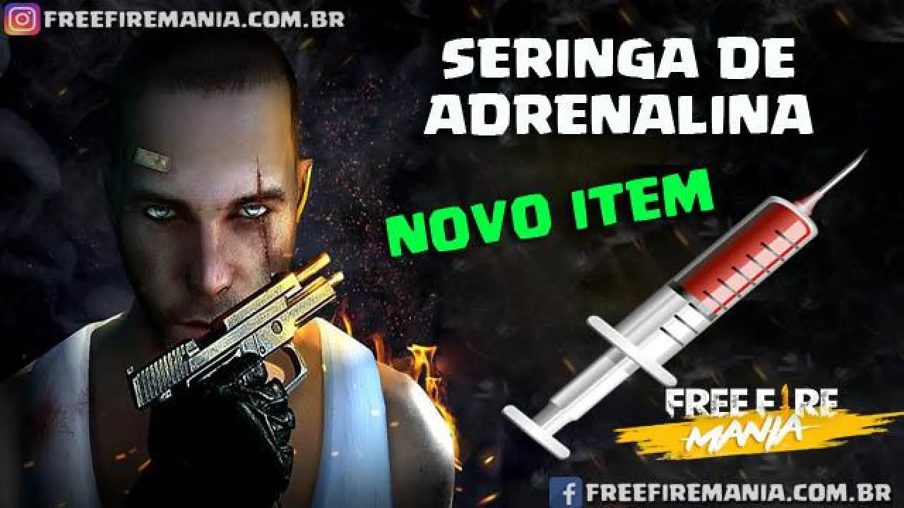 Novo Item: Seringa de Adrenalina em Free Fire