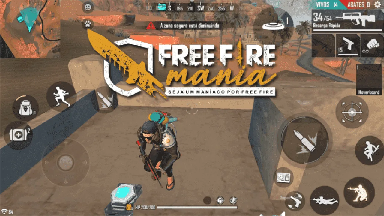 Novo Item Prancha Elétrica no Free Fire: Hoverboard Chega Para Revolucionar a Mobilidade