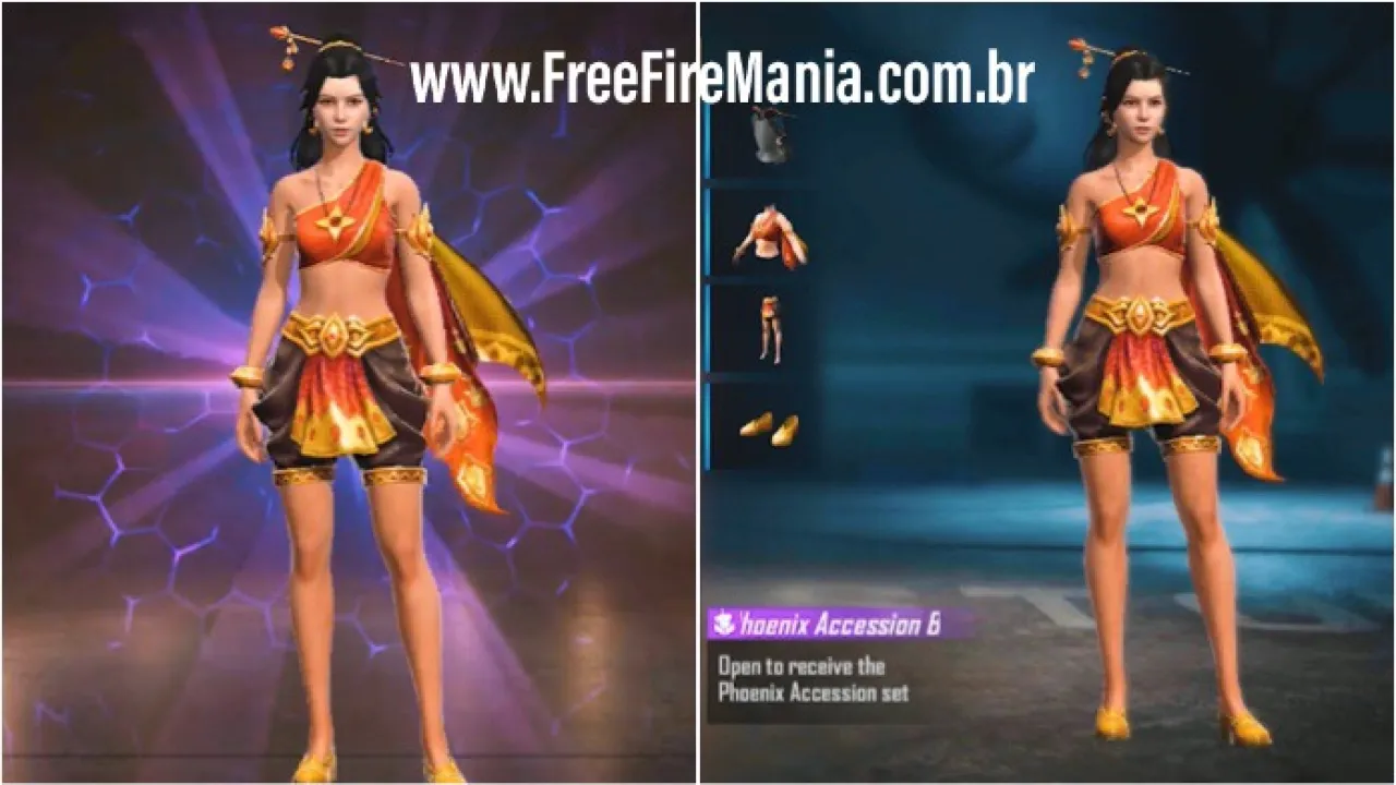 Novo Ouro Royale - Guerreira de Garuda no Free Fire