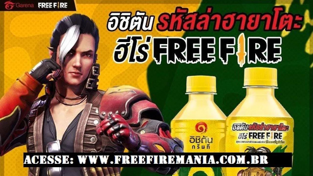 Novo Personagem Hayato de Graça no Free Fire da Tailândia