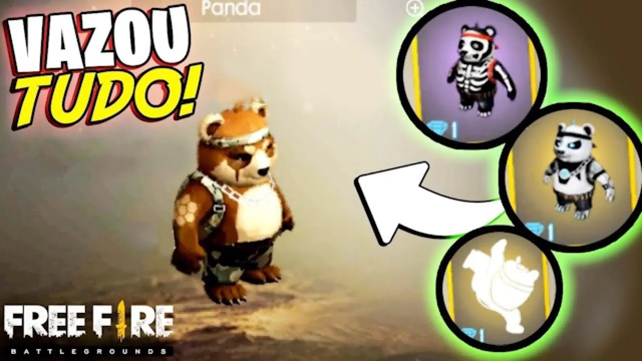 Novo Pet Panda chega ao Free Fire nesta Sexta-feira