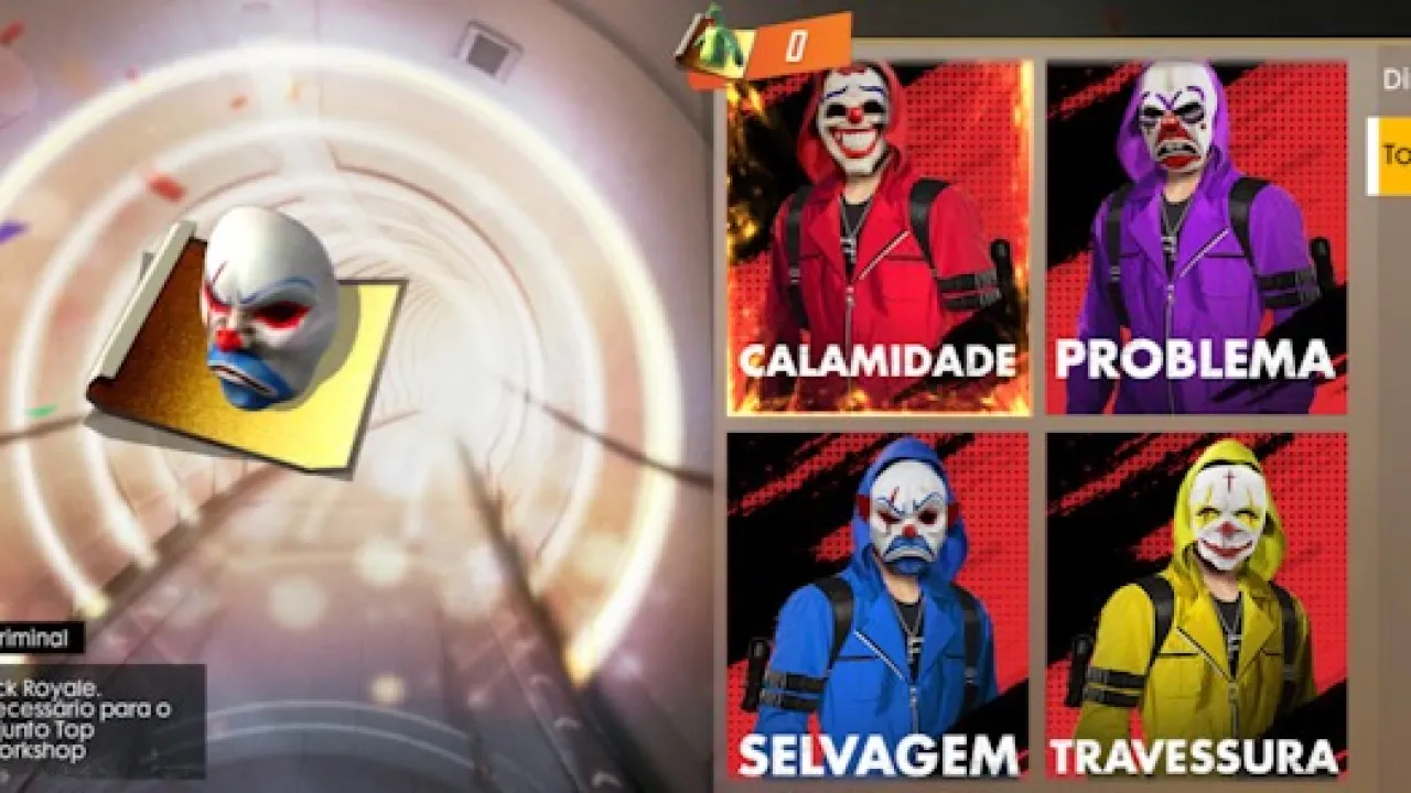 Novo Projeto Top Criminal disponível no Incubator do Free Fire