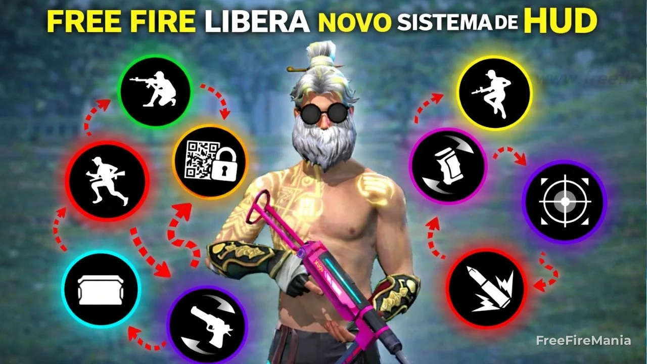 Free Fire libera novo sistema de HUD com QR Code e ajustes inteligentes