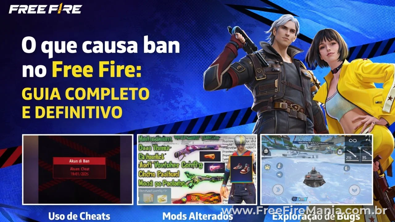 O que causa ban no Free Fire e como evitar perder a conta