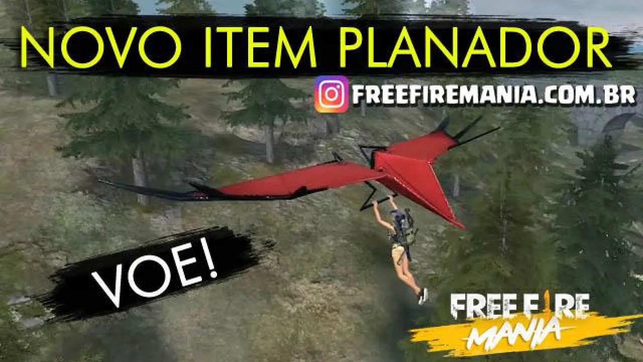 Novo Item Planador em Free Fire: Voe Alto com Estilo