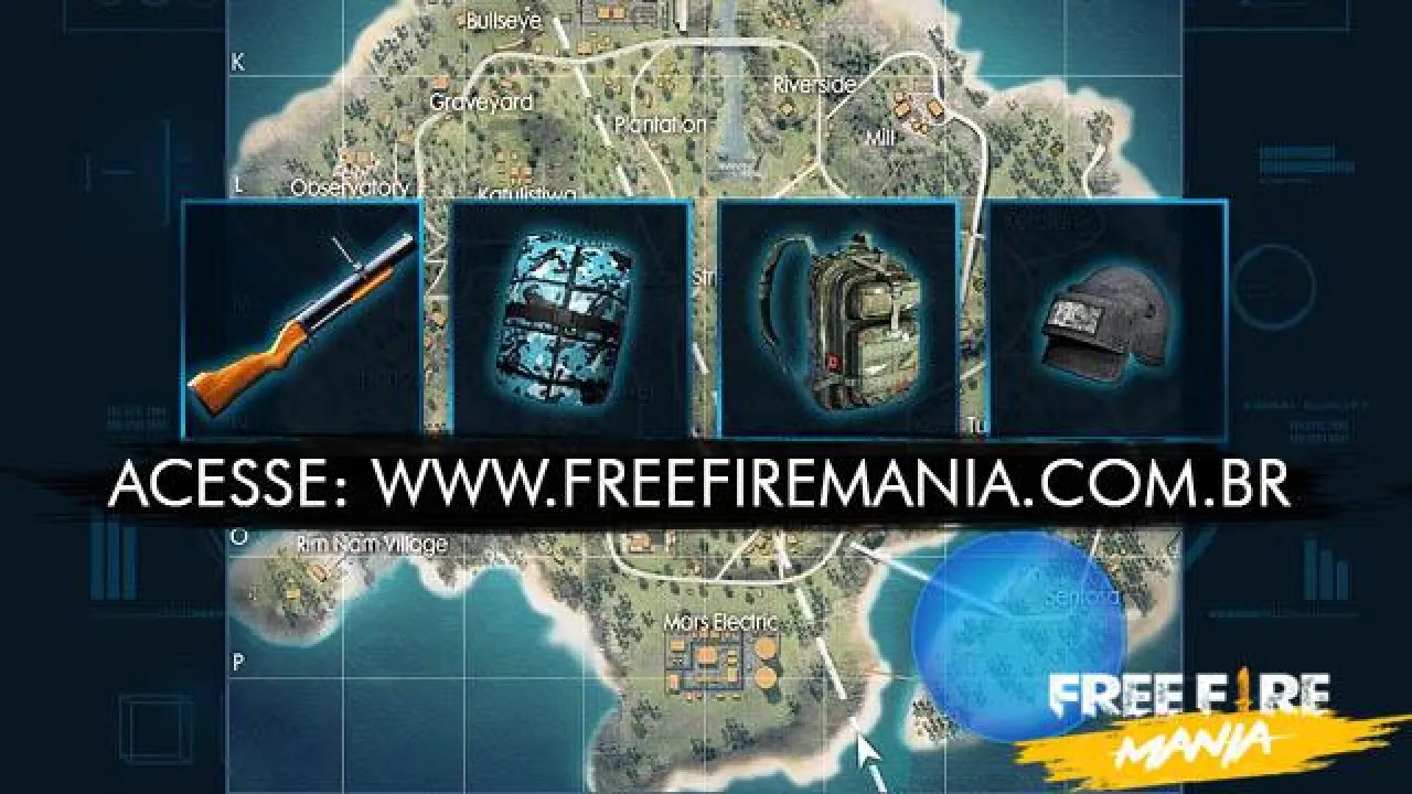 Novo Ponto Azul no Mapa - Zona Perigosa em Free Fire