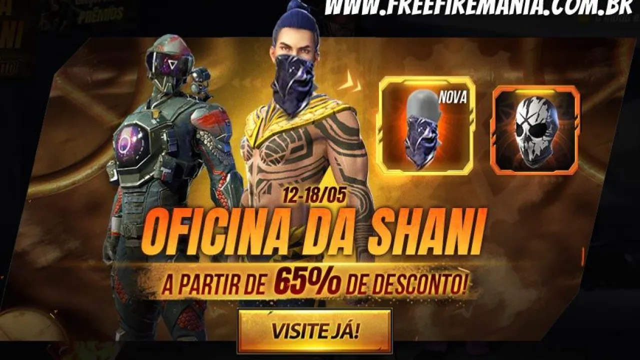 Oficina da Shani 4.0 com a Bandana Angelical no Free Fire