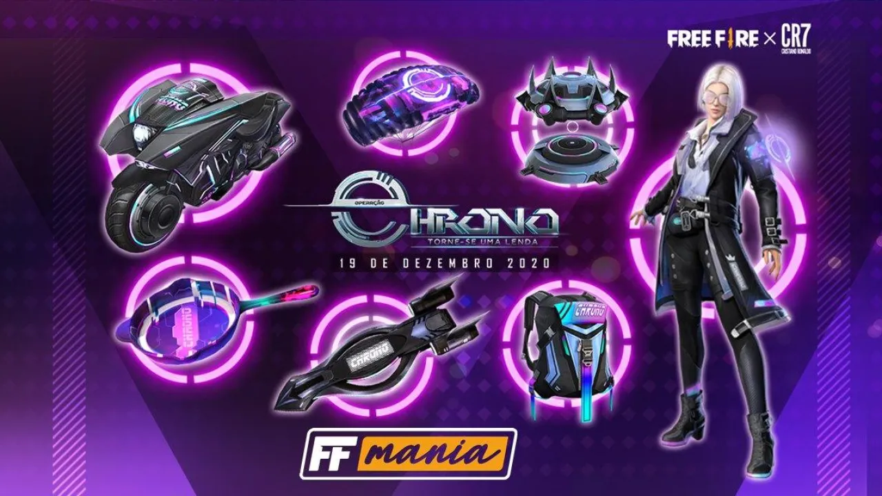 Operação Chrono no Free Fire: calendário, missões e recompensas reveladas