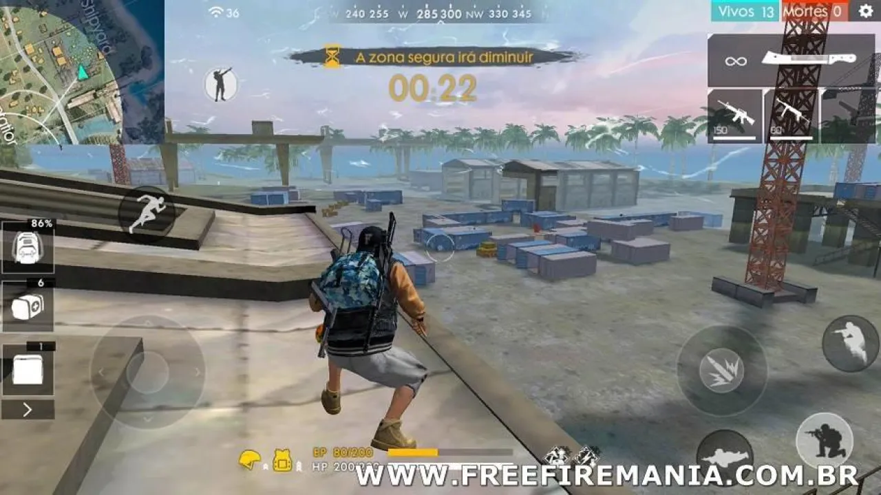 Os melhores esconderijos para camperar no Free Fire