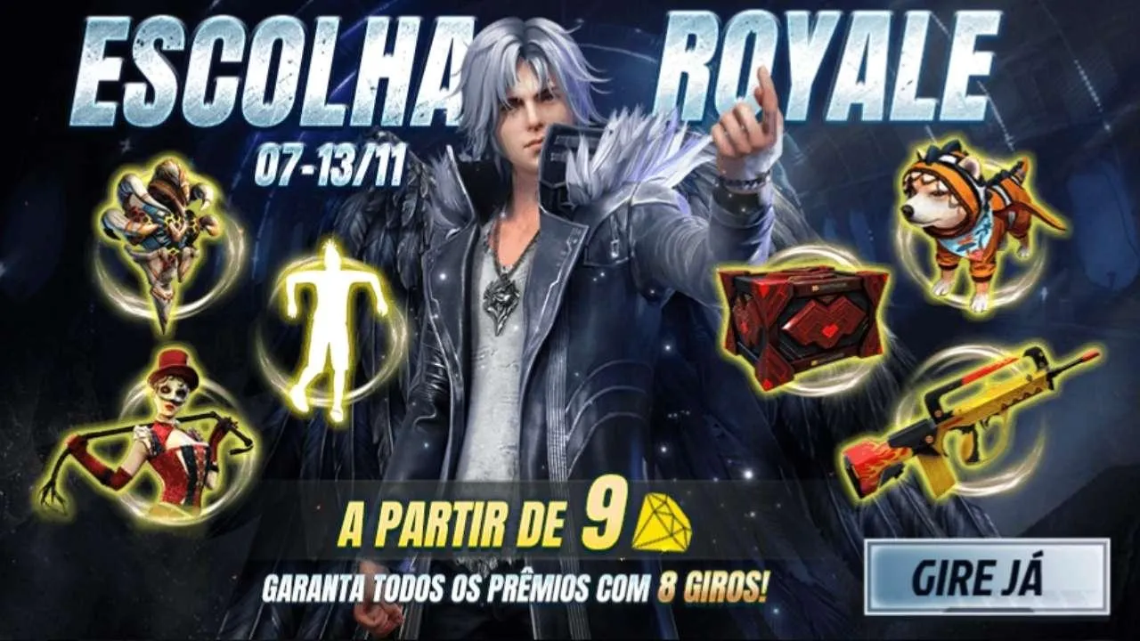 Pacote Astro do Pop Free Fire: quanto custa a skin no Escolha Royale