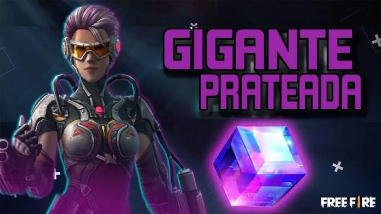 Pacote Gigante Prateada é o Próximo Cubo Mágico no Free Fire!