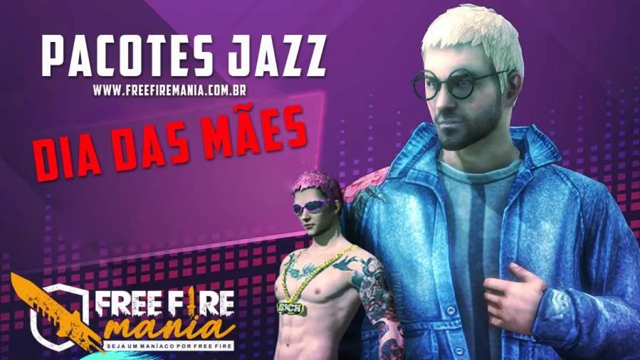 Inédito Pacote Jazz chega na Quarta ao Free Fire